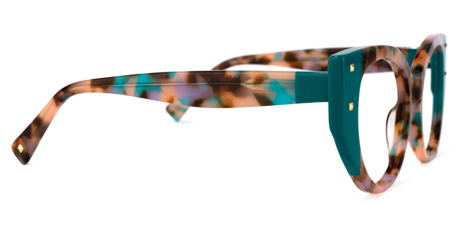 Kornegay - Cat Eye Floral Eyeglasses | Vooglam 4