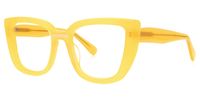 Sturgis - Rectangle Yellow Eyeglasses | Vooglam Front View