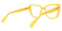 Sturgis - Rectangle Yellow Eyeglasses | Vooglam Side View