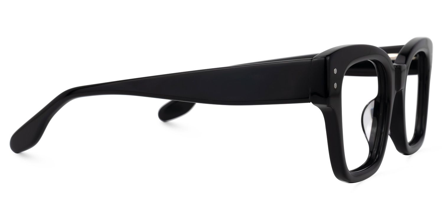 Rectangle Black Eyeglasses | Vooglam.com 4