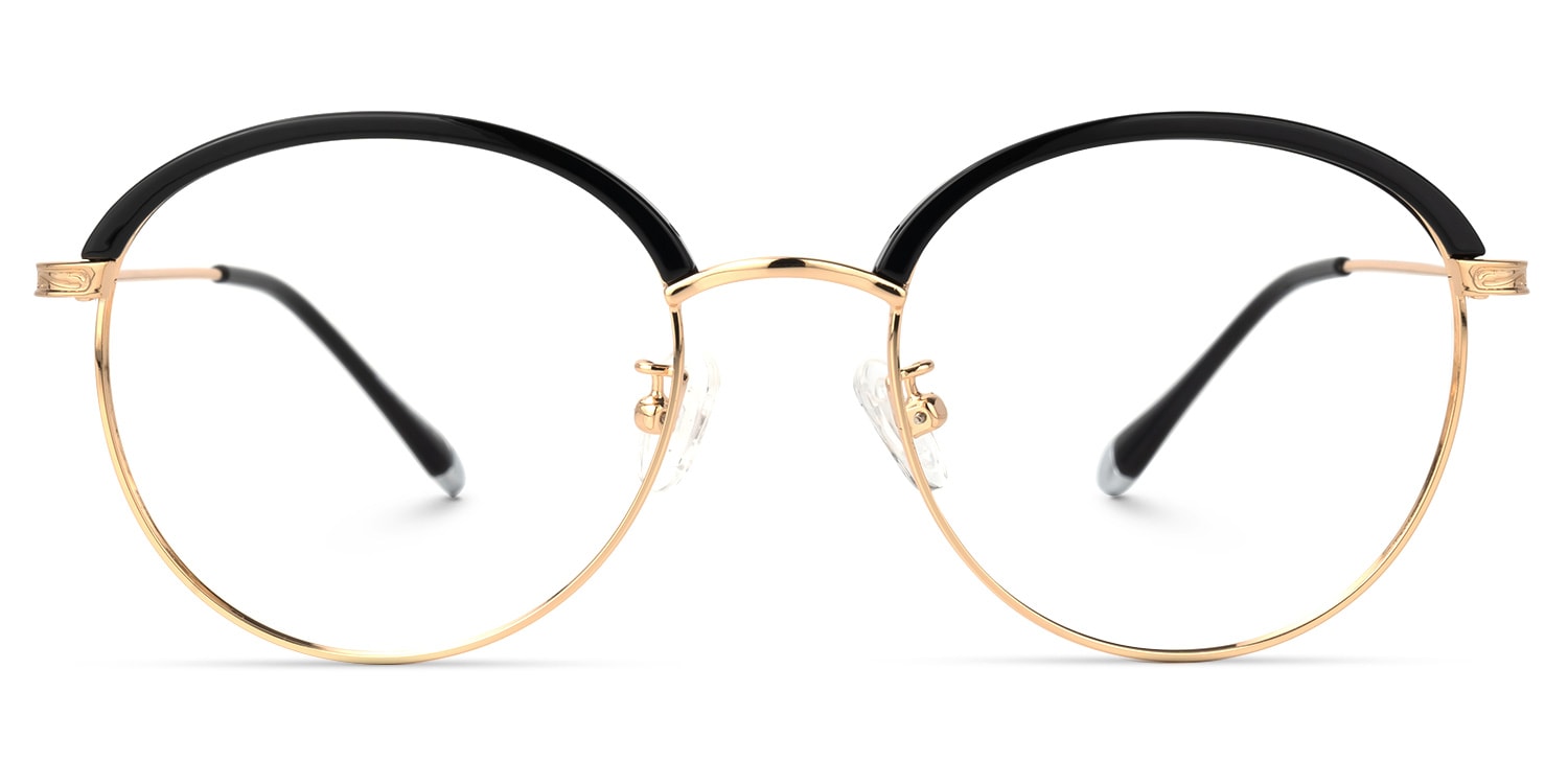 

Dianne - Round Black Eyeglasses