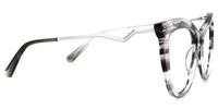 Geometric Grey Eyeglasses | Vooglam.com 