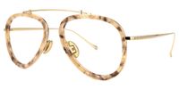 Aviator Floral Eyeglasses | Vooglam.com Front View