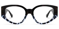 Geometric Tortoise Eyeglasses | Vooglam.com Angle View