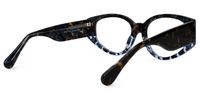 Geometric Tortoise Eyeglasses | Vooglam.com Side View