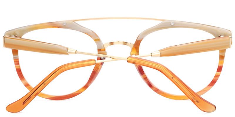 Handsome Aviator Light Amber Glasses 6