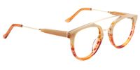 Handsome Aviator Light Amber Glasses 