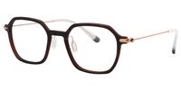 Delicate Ultralight Rectangle Glasses Side View