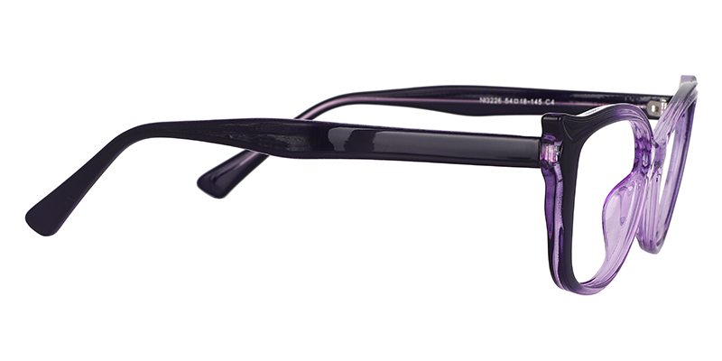 Trendy Wing Purple Eyeglasses 6