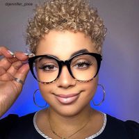 Tiesha - Round Blue Eyeglasses - 7