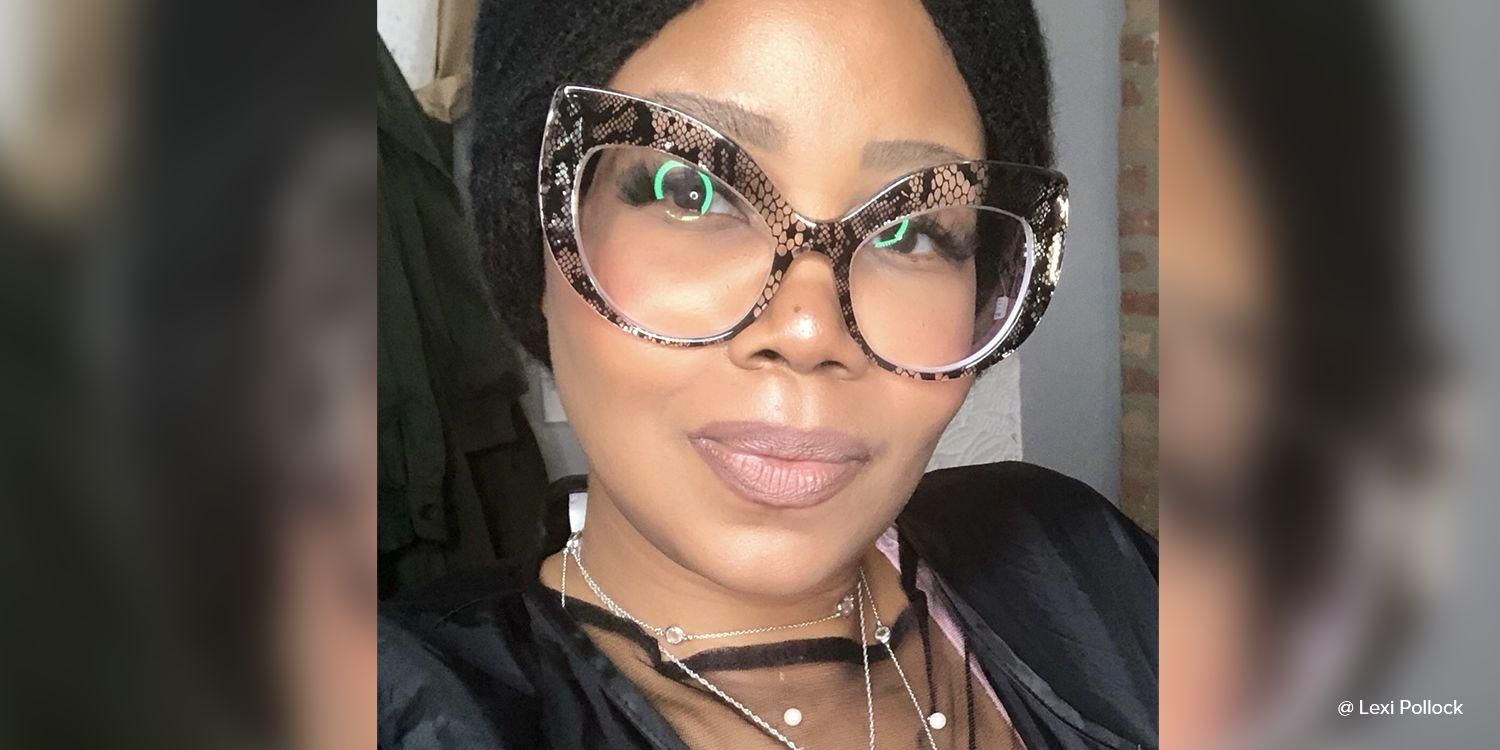 Lace Cat Eye Snake Print Eyeglasses - Product View 5