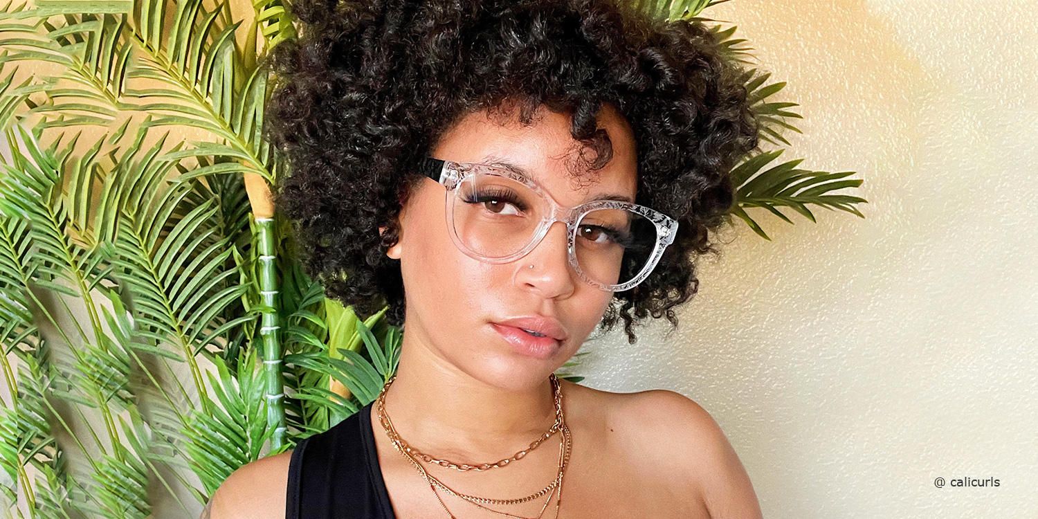 Round Crystal Eyeglasses | Vooglam.com 5