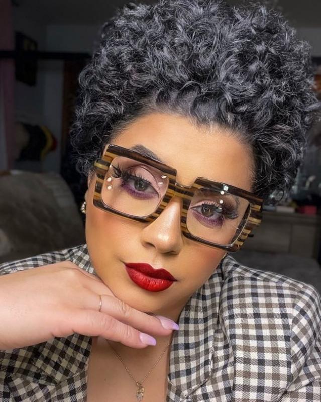 Arroyo Square Pattern Eyeglasses Vooglam