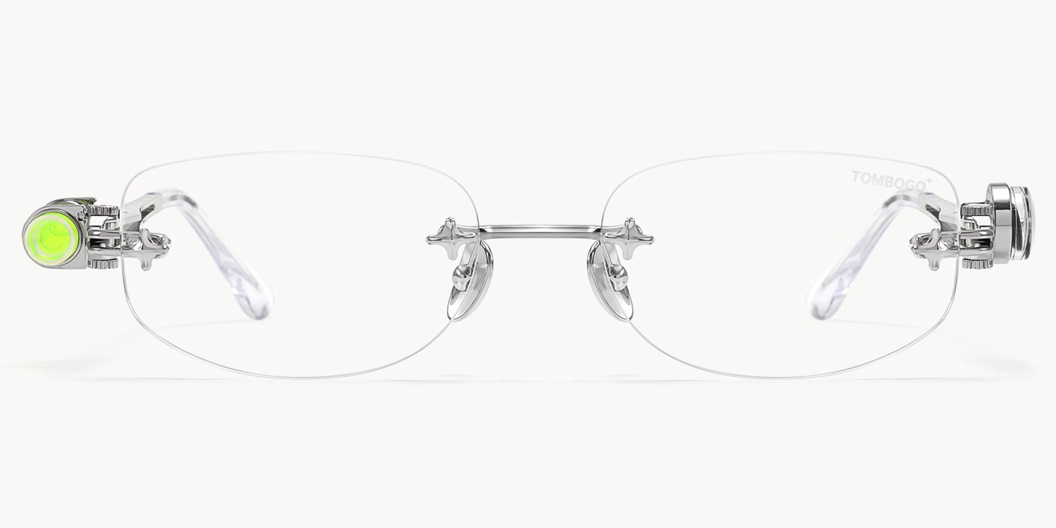 The Utilitarian - Oval Silver Eyeglasses - 1
