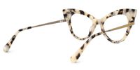 Fabrizio - Cat Eye Tortoise Eyeglasses | Vooglam Side View
