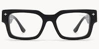 The Programmer - Rectangle Black Eyeglasses - 1