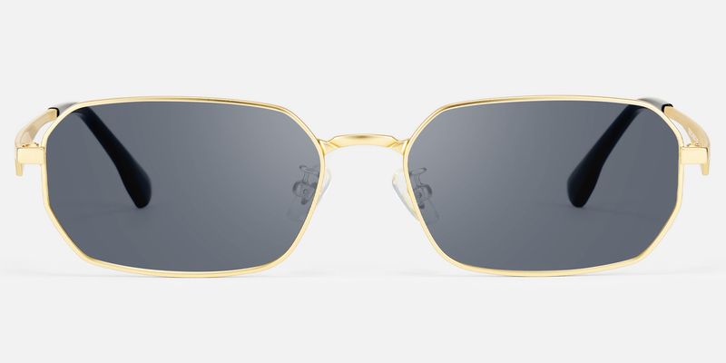 Aether - Geometric Gold Sunglasses | Vooglam