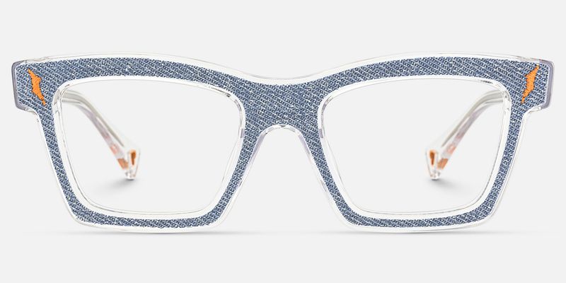 Ganya - Square Blue Eyeglasses