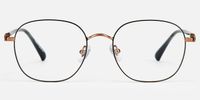 Luxe - Round Blue Eyeglasses | Vooglam Angle View
