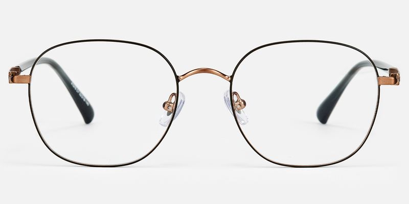 Luxe - Round Blue Eyeglasses