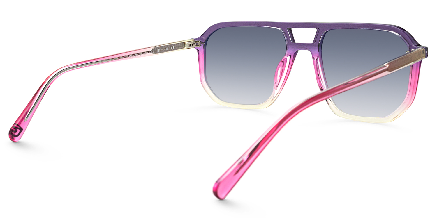 Liam - Aviator Purple Sunglasses - 3