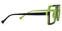Ilene - Aviator Black/Green Eyeglasses | Vooglam