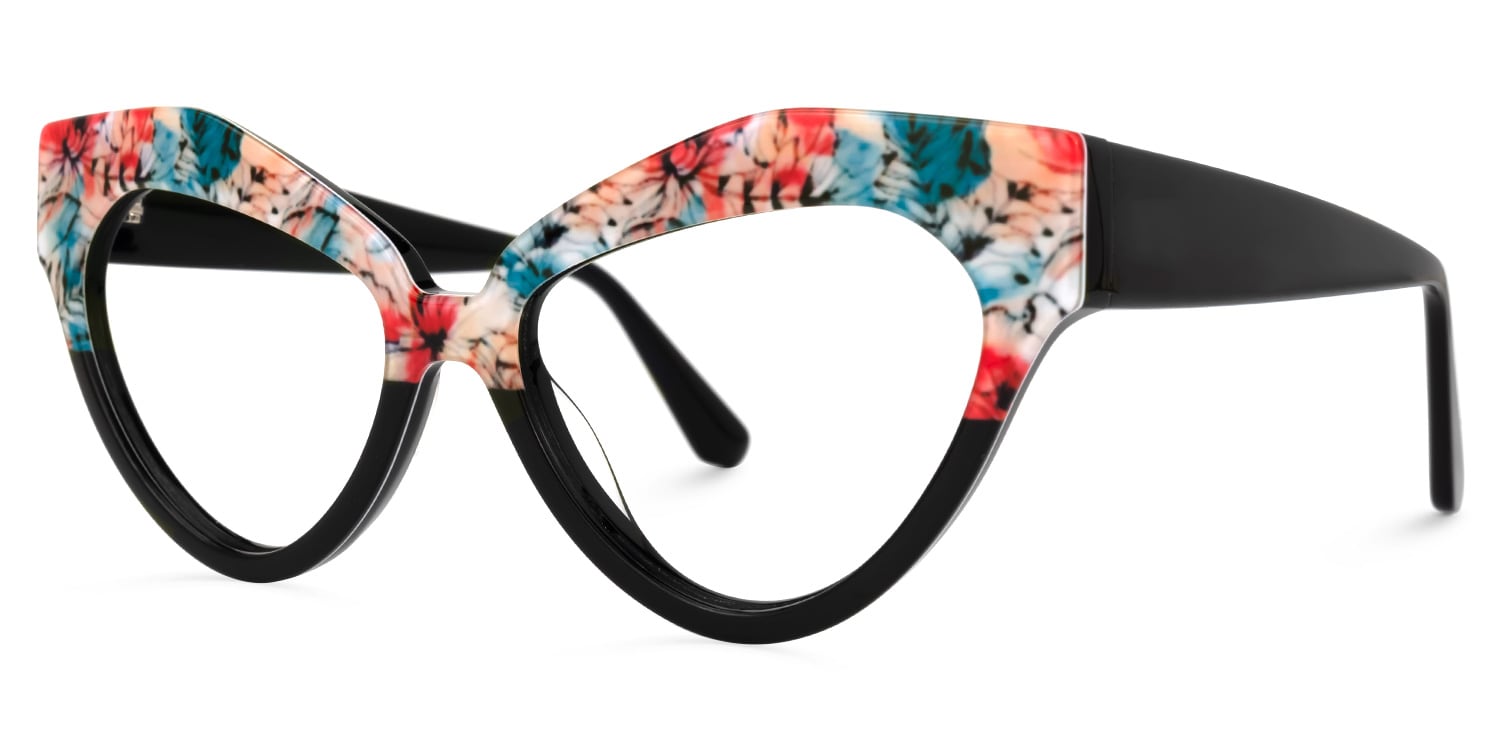 Adida Cat Eye Red/Floral Eyeglasses Vooglam