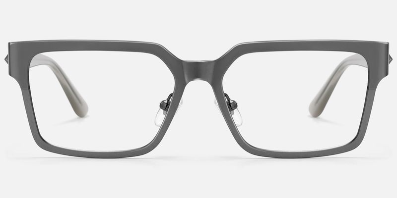 Vector - Rectangle Silver Eyeglasses