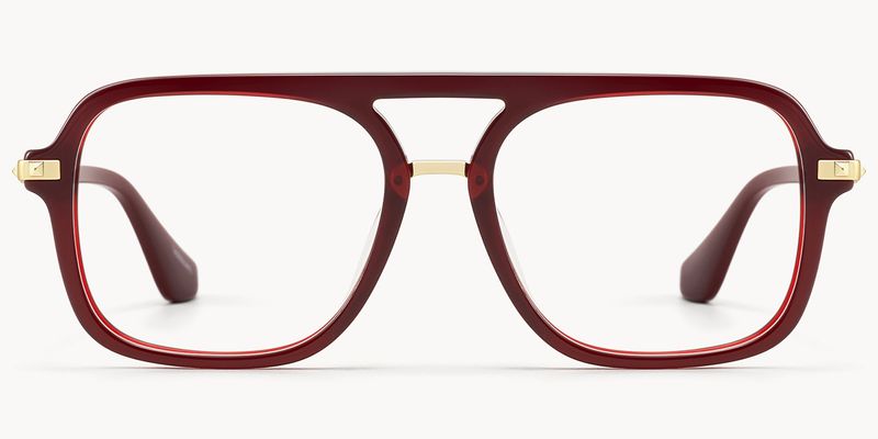 Marfa - Aviator Red Eyeglasses
