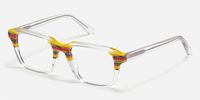 Nanda - Square Crystal Eyeglasses