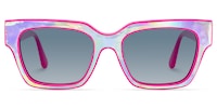 Qacha - Square Pink Sunglasses - 2