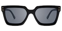 Cavalier - Rectangle Black Sunglasses - 1