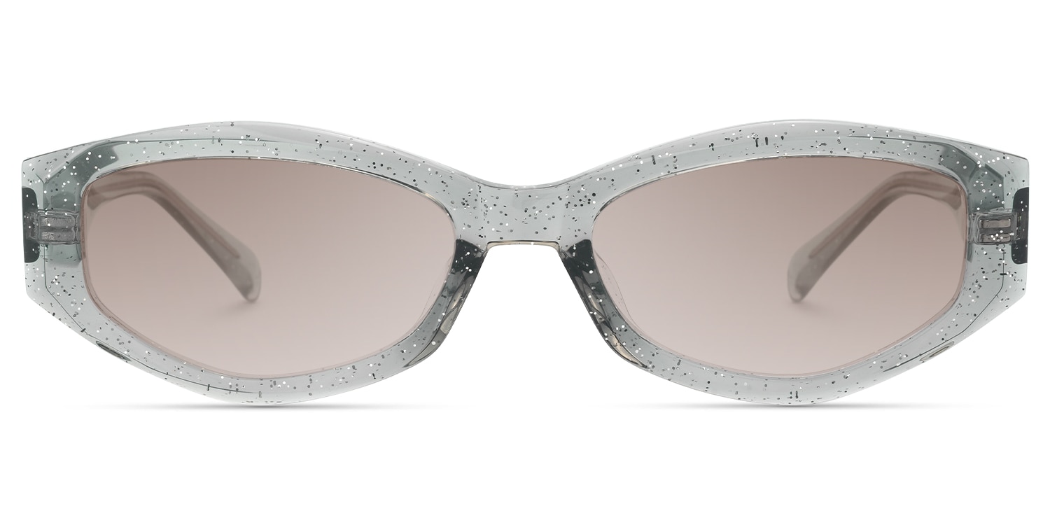 Vesper - Geometric Blue Sunglasses - 1