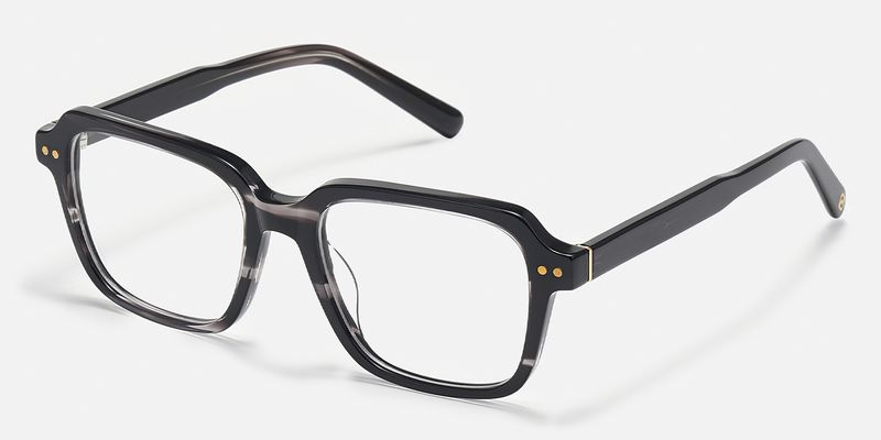 Jafaru - Rectangle Grey Eyeglasses