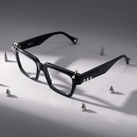 PIERCE - Square Black Eyeglasses - 3