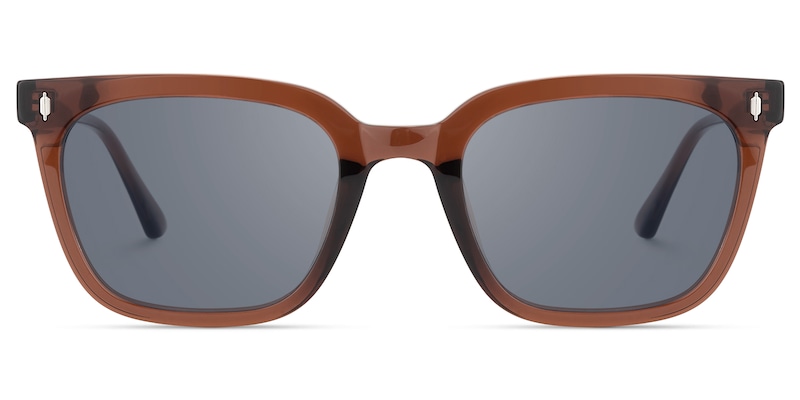 Cosmo - Rectangle Brown Sunglasses