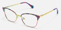 Fuzz - Artistic Butterfly Patterned Glasses | Vooglam Front View
