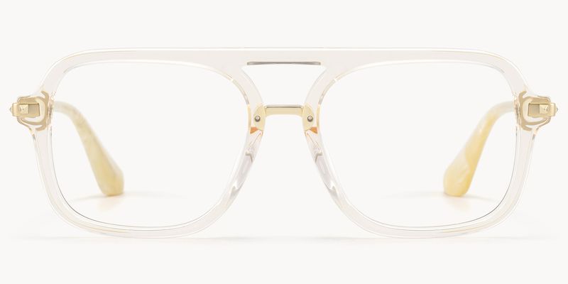 Marfa - Aviator Yellow Eyeglasses