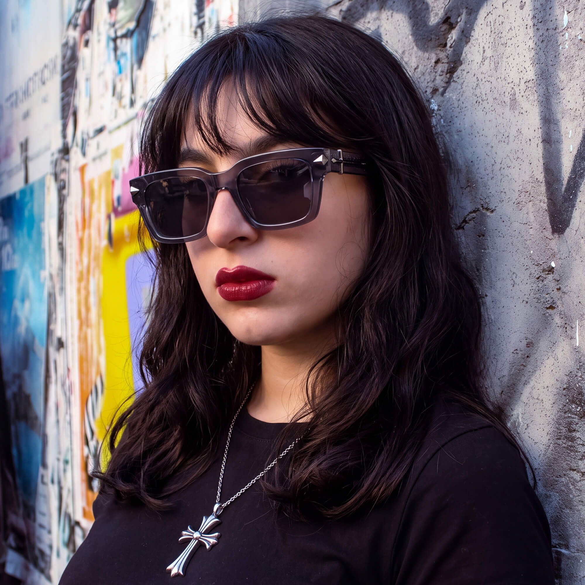 Explore the design story of Covenant - Gray Transparent Sword Sunglasses | Vooglam 2