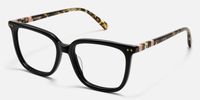 Terra - Square Black Eyeglasses