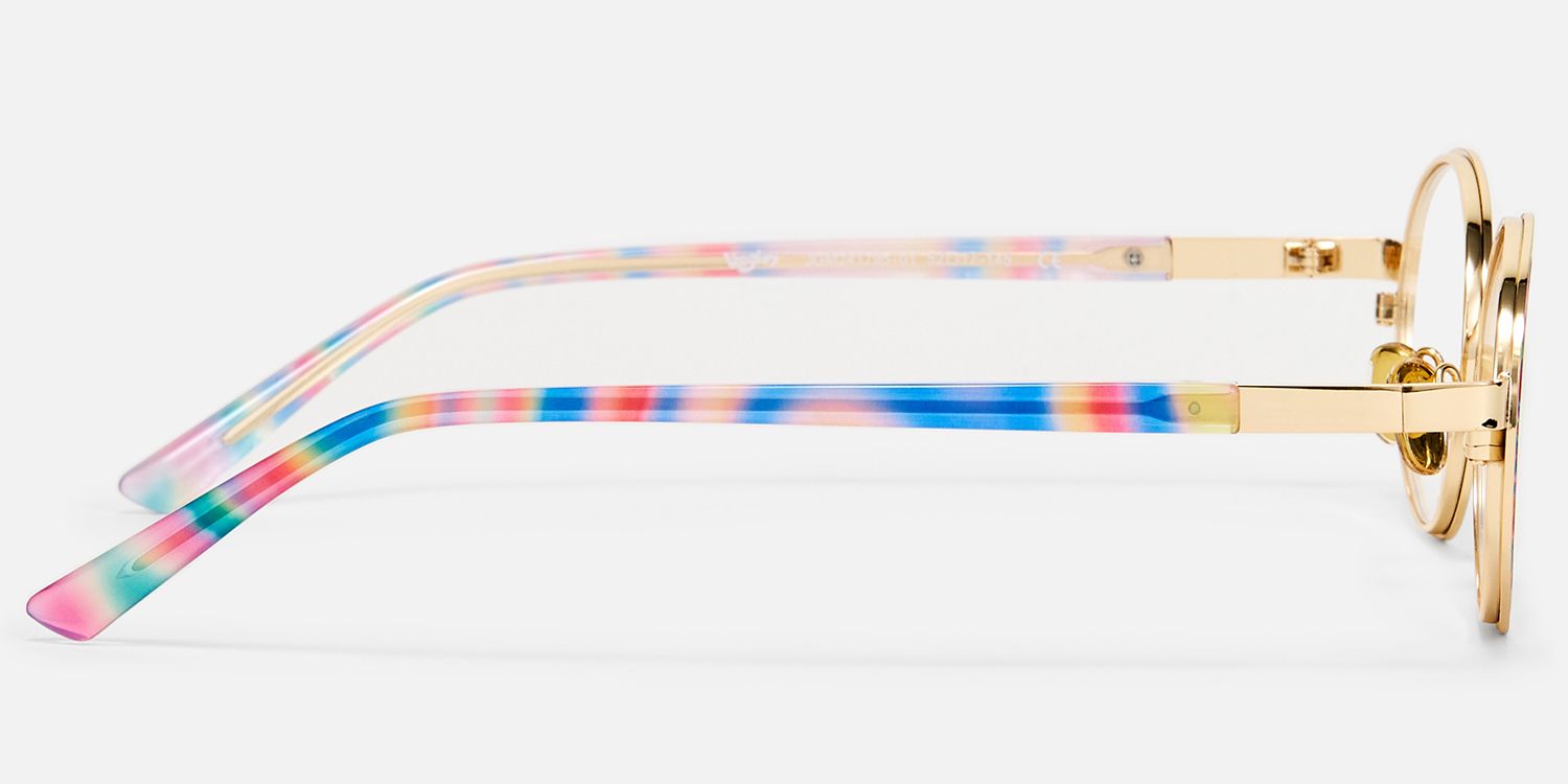 Vortex - Oval Pattern Eyeglasses | Vooglam Side View