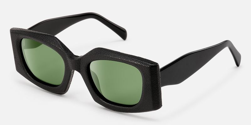 CruzHide - Geometric Black Sunglasses