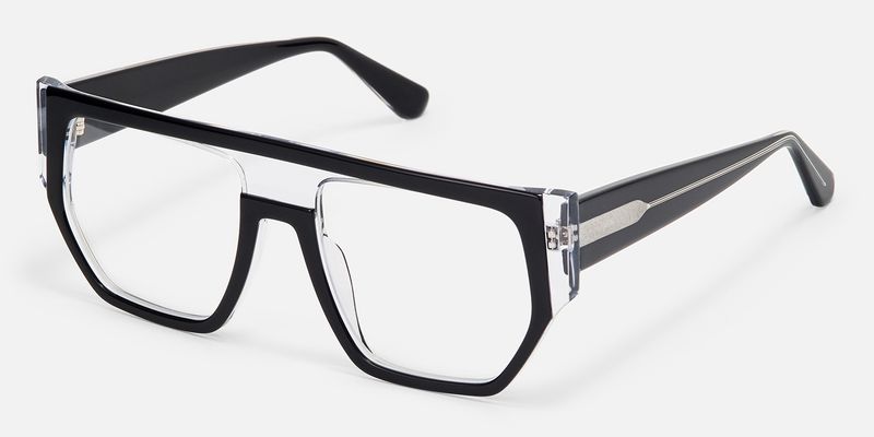 Inerney - Aviator Black Eyeglasses