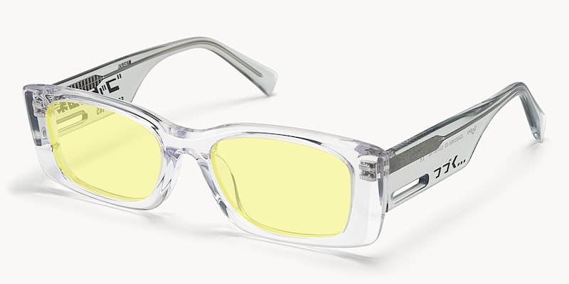 Horizon - Rectangle Crystal Sunglasses