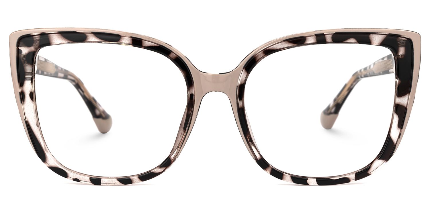 Darena - Cat Eye Brown/Tortoise Eyeglasses | Vooglam Angle View