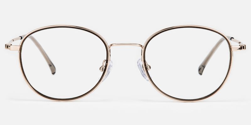 Harlow - Oval Gray Eyeglasses