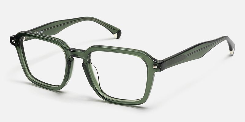 Maven - Square Green Eyeglasses