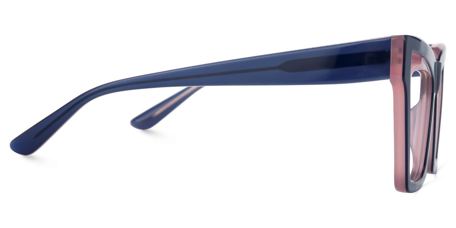 Emberlei - Square Pink/Blue Eyeglasses | Vooglam 4
