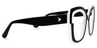 Mabon - Butterfly Black/White Eyeglasses | Vooglam