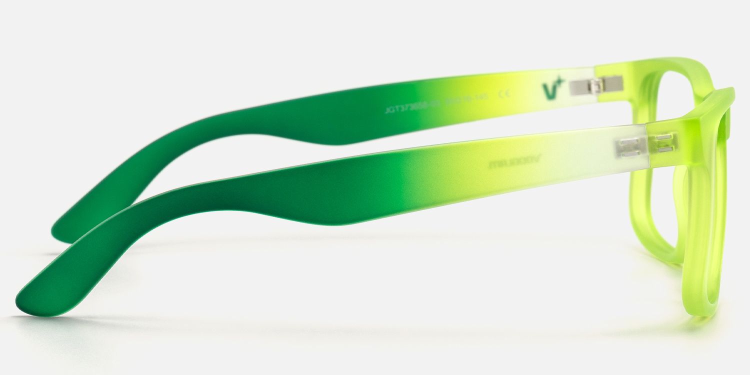 Sync - Rectangle Green Eyeglasses | Vooglam Side View